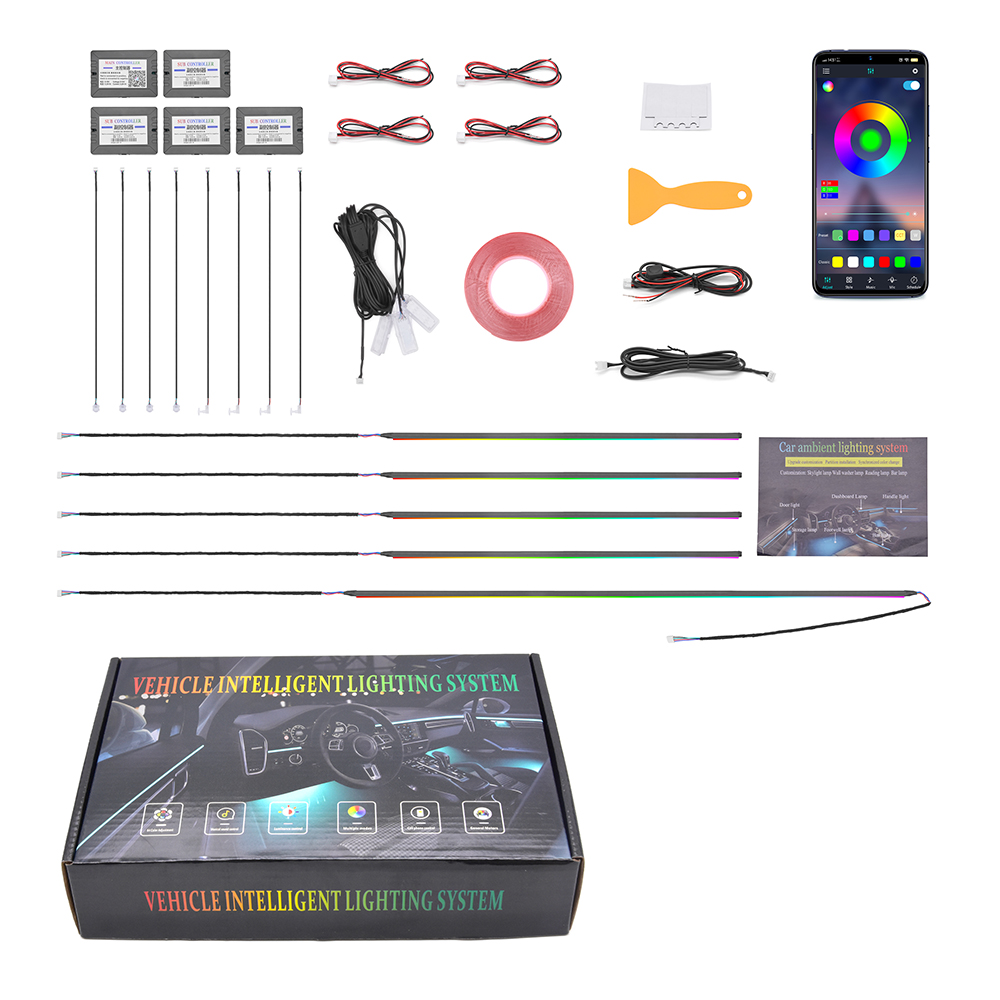 Ambient Led Strip - Хит продаж: комплект подсветки для автомобиля