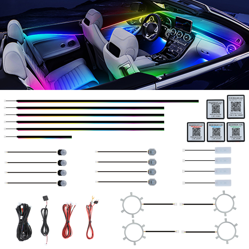 Ambient Led Strip - Индивидуальная атмосферная подсветка с легкой установкой,