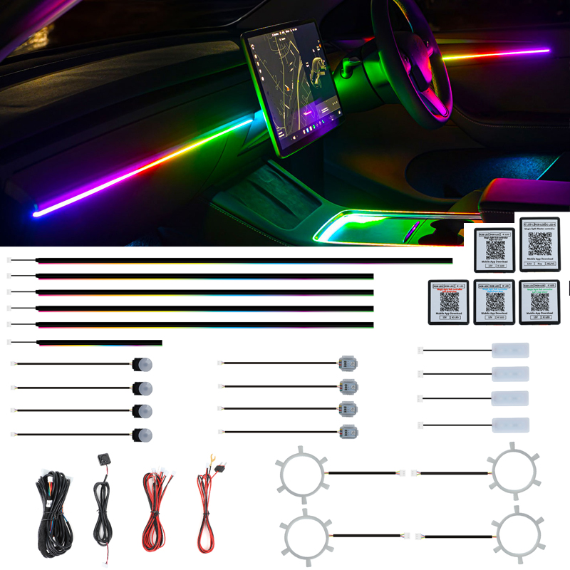 Ambient Led Strip - Заводской индивидуальный комплект светодиодной RGBIC-подсветки для