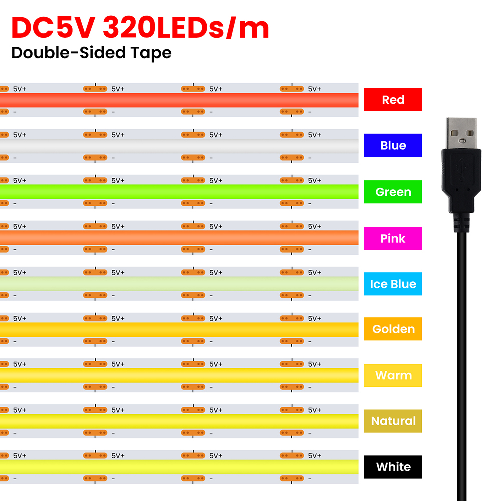 Decor Lighting Hours - 5 В USB 3 мм 5