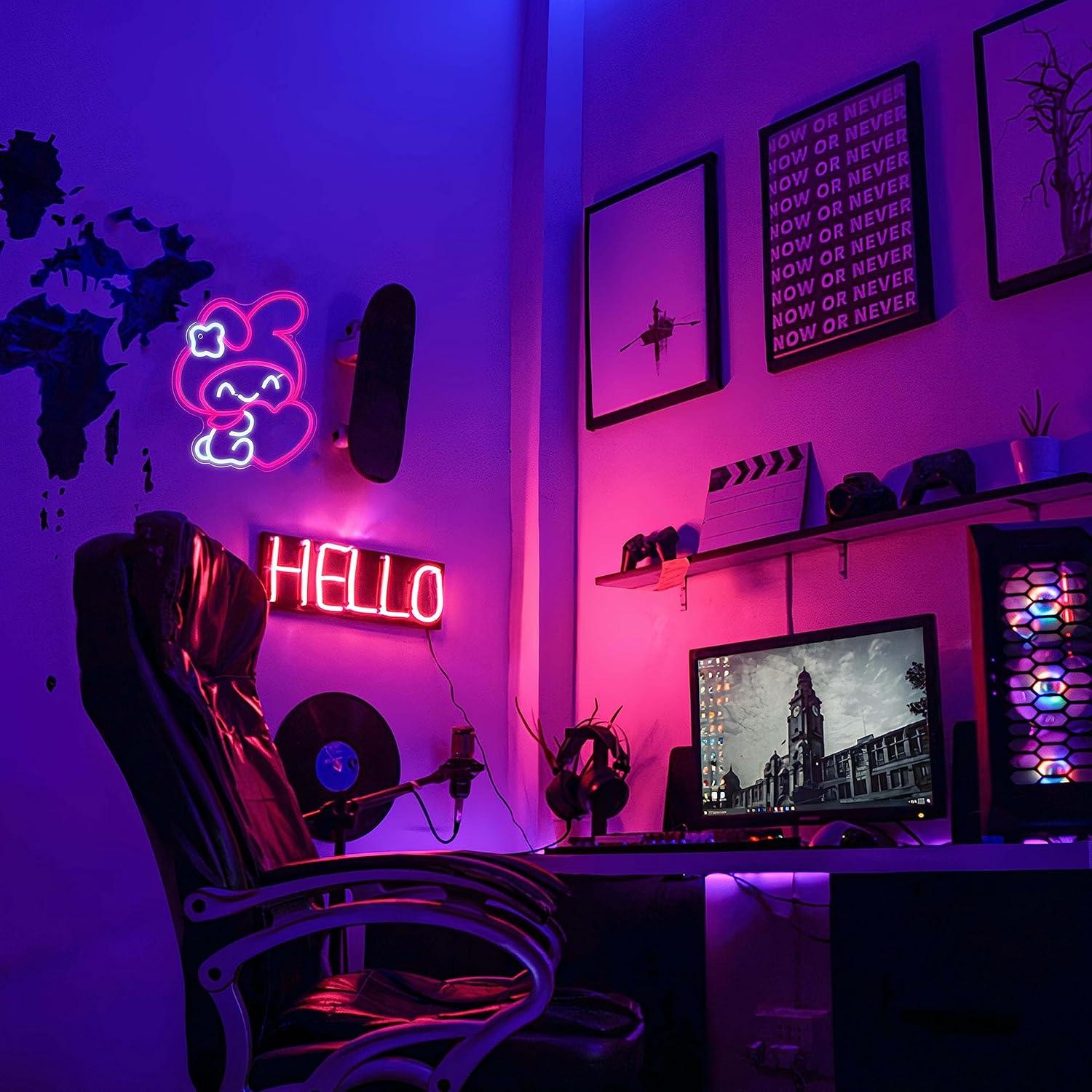 Неоновая вывеска в стиле аниме – обзор и цена Led Lighting Wall Decor
