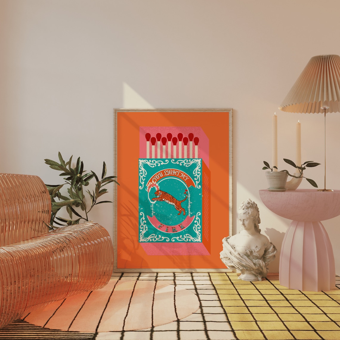 You Light My Fire Orange Match – обзор и цена Kitchen Decor Lighting