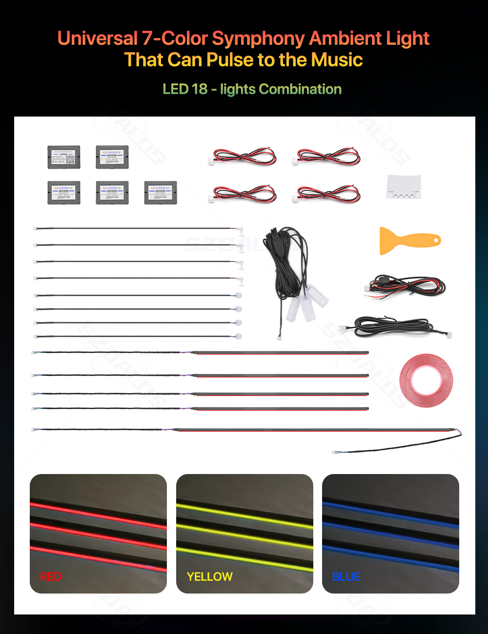 Хит продаж: комплект подсветки – обзор и цена Ambient Led Strip