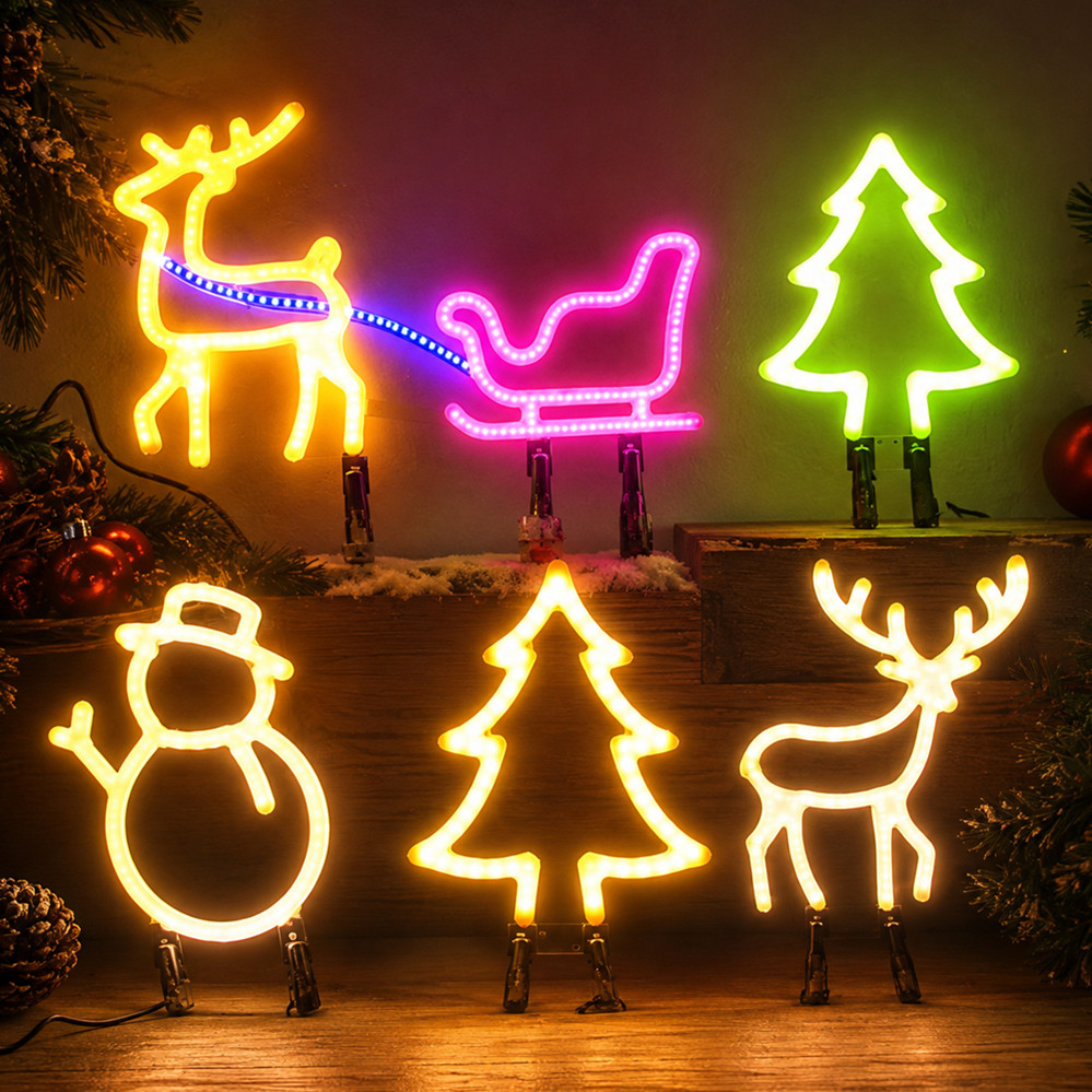 Рождественское украшение: свет – обзор и цена Led Lighting Wall Decor