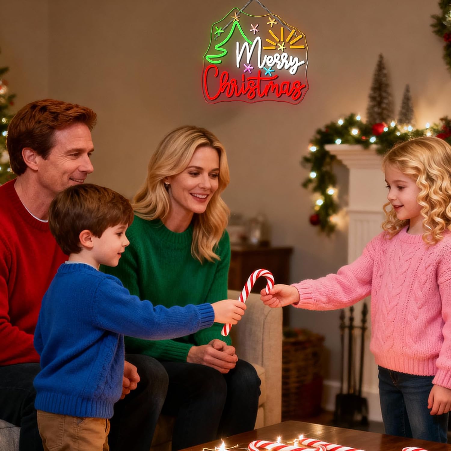 Светодиодная неоновая вывеска  – обзор и цена Wall Decor Lighting Tree