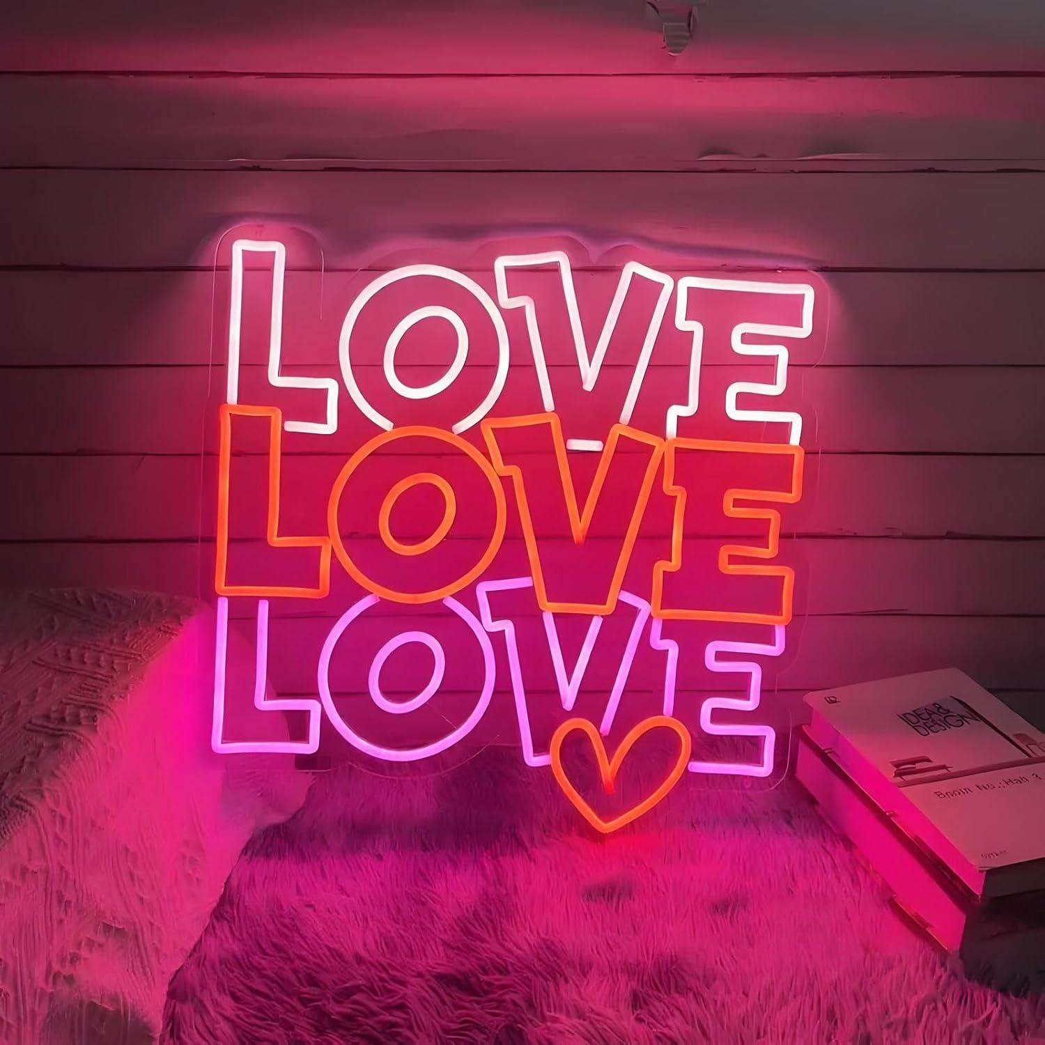 Неоновая вывеска с надписью «Л – обзор и цена Led Lighting Wall Decor
