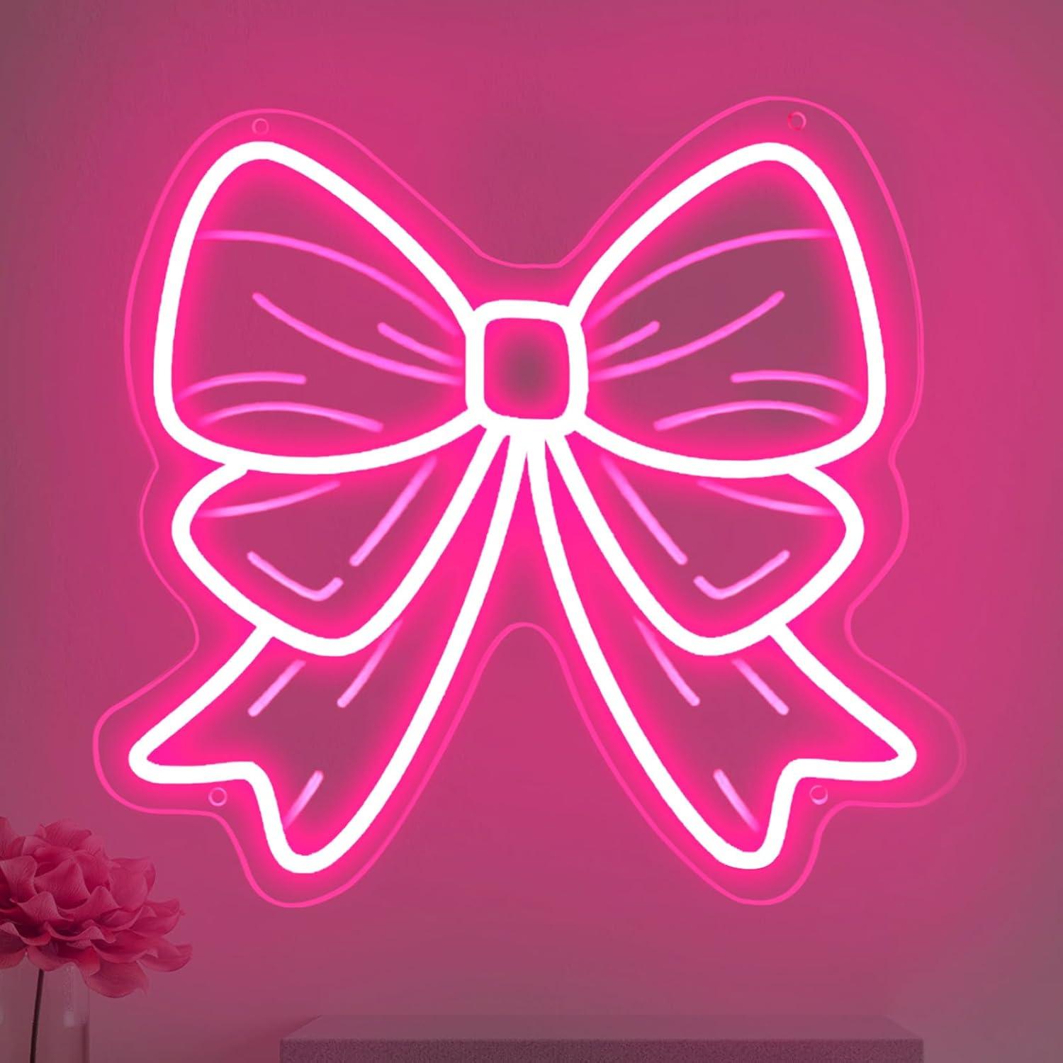 Неоновые вывески в форме банта – обзор и цена Led Lighting Wall Decor