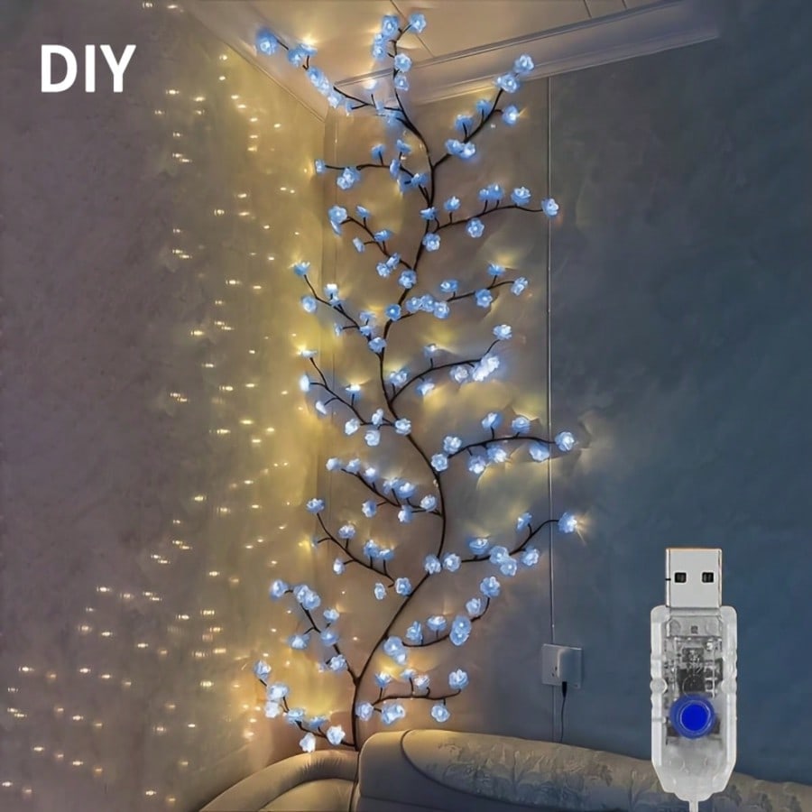 1 шт. 72 светодиода, синие гир – обзор и цена Wall Decor Lighting Tree