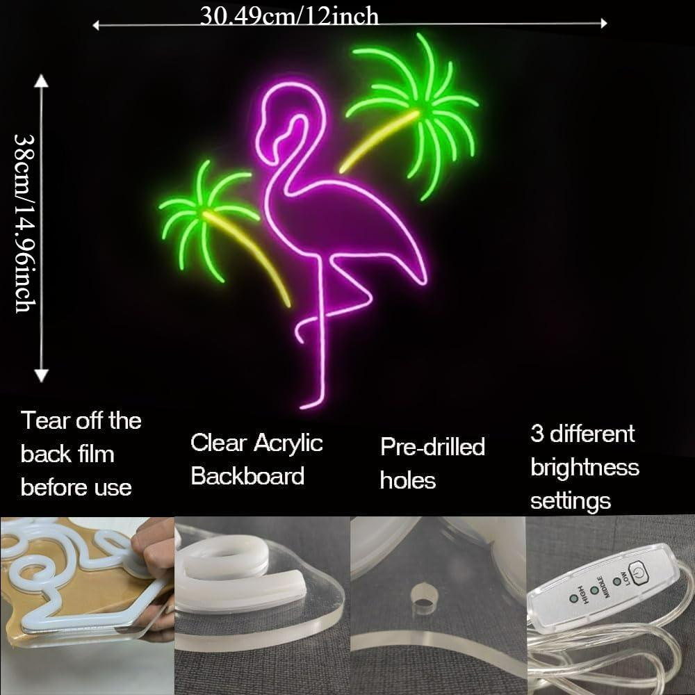 Неоновая вывеска с изображение – обзор и цена Wall Decor Lighting Tree
